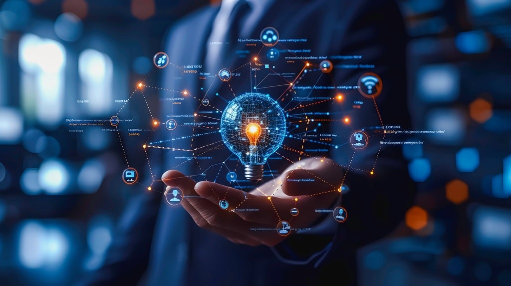 Mechanizm symbolizujący wynalazki i wzory użytkowe